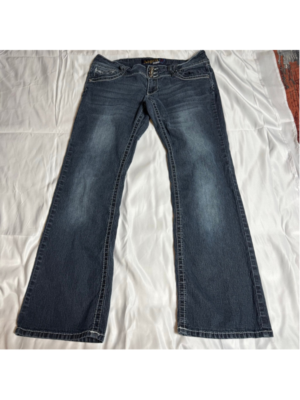 Women's Angels Jeans Blue Boot Cut Jeans Size 15